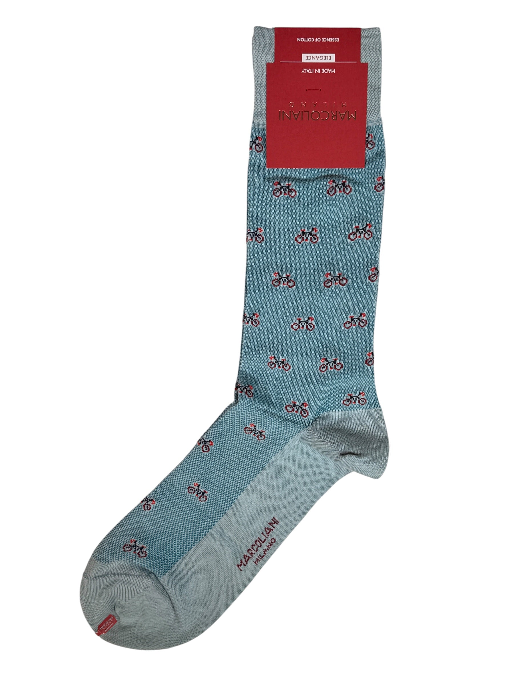 MARCOLIANI TINY BIKE CALF SOCK - SPA GREEN