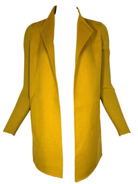 KINROSS RIB SLEEVE COAT - CITRINE