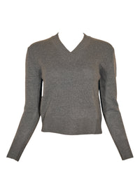 KINROSS CASHMERE LOFTY VEE SWEATER - LOCH