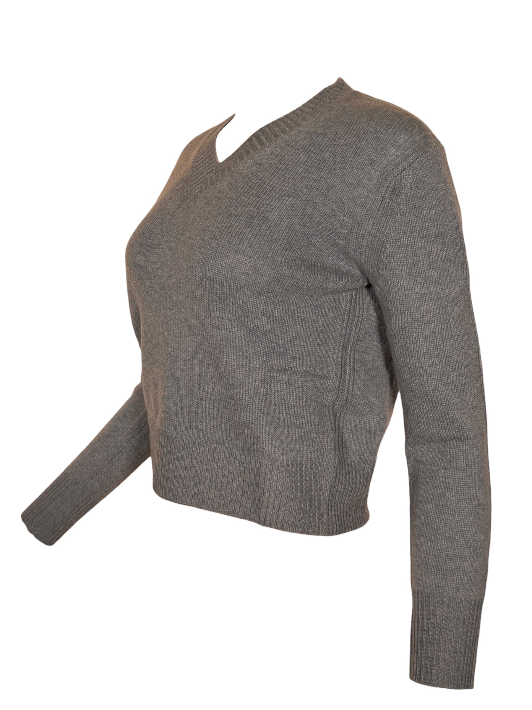 KINROSS CASHMERE LOFTY VEE SWEATER - LOCH