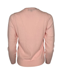 REPEAT CASHMERE PULLOVER - FEATHER PINK