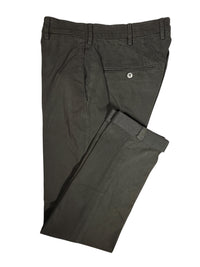 MASON'S MODAL/COTTON STRETCH TROUSER - DARK OLIVE