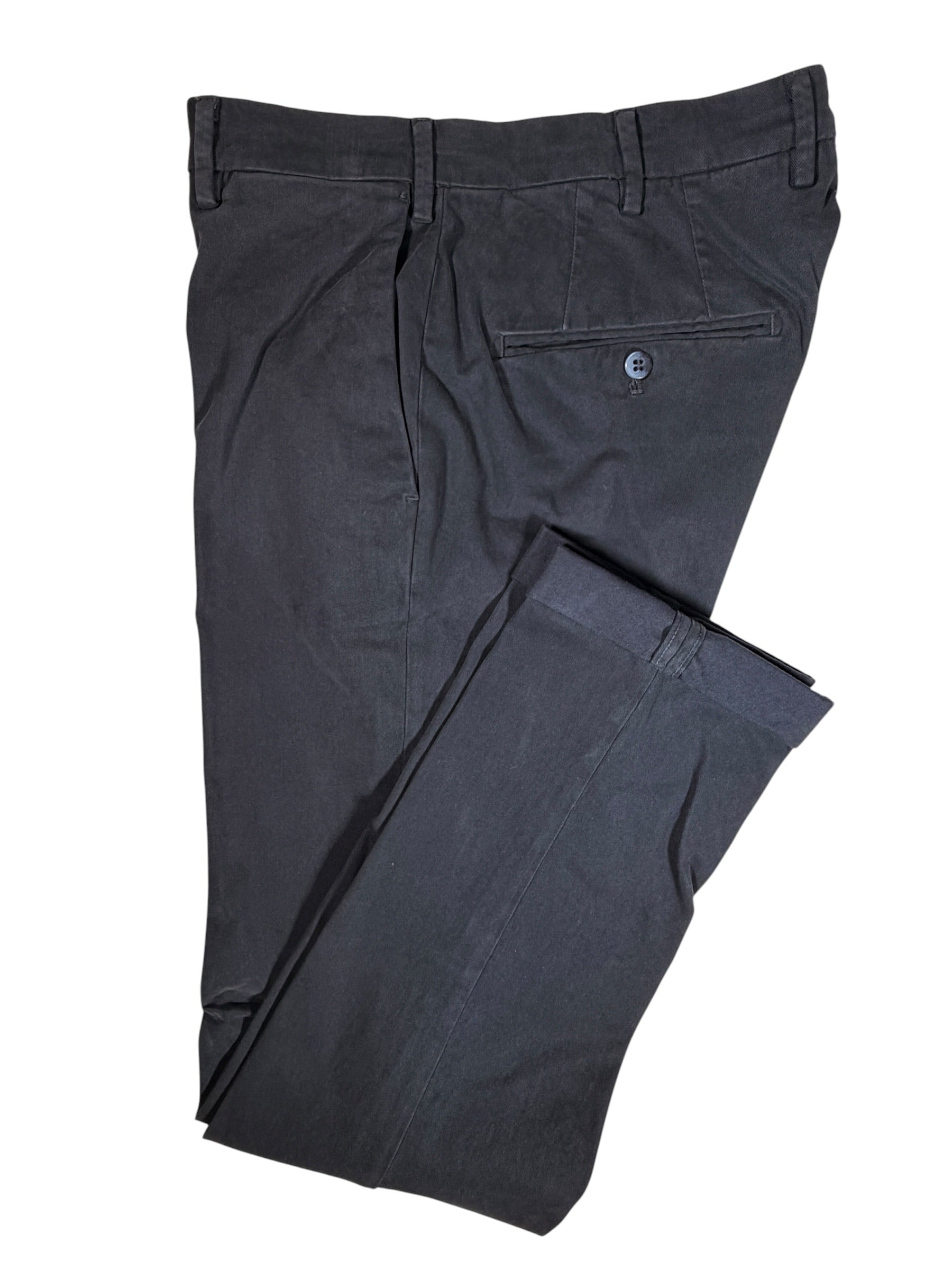 MASON'S MODAL/COTTON STRETCH TROUSER - NAVY
