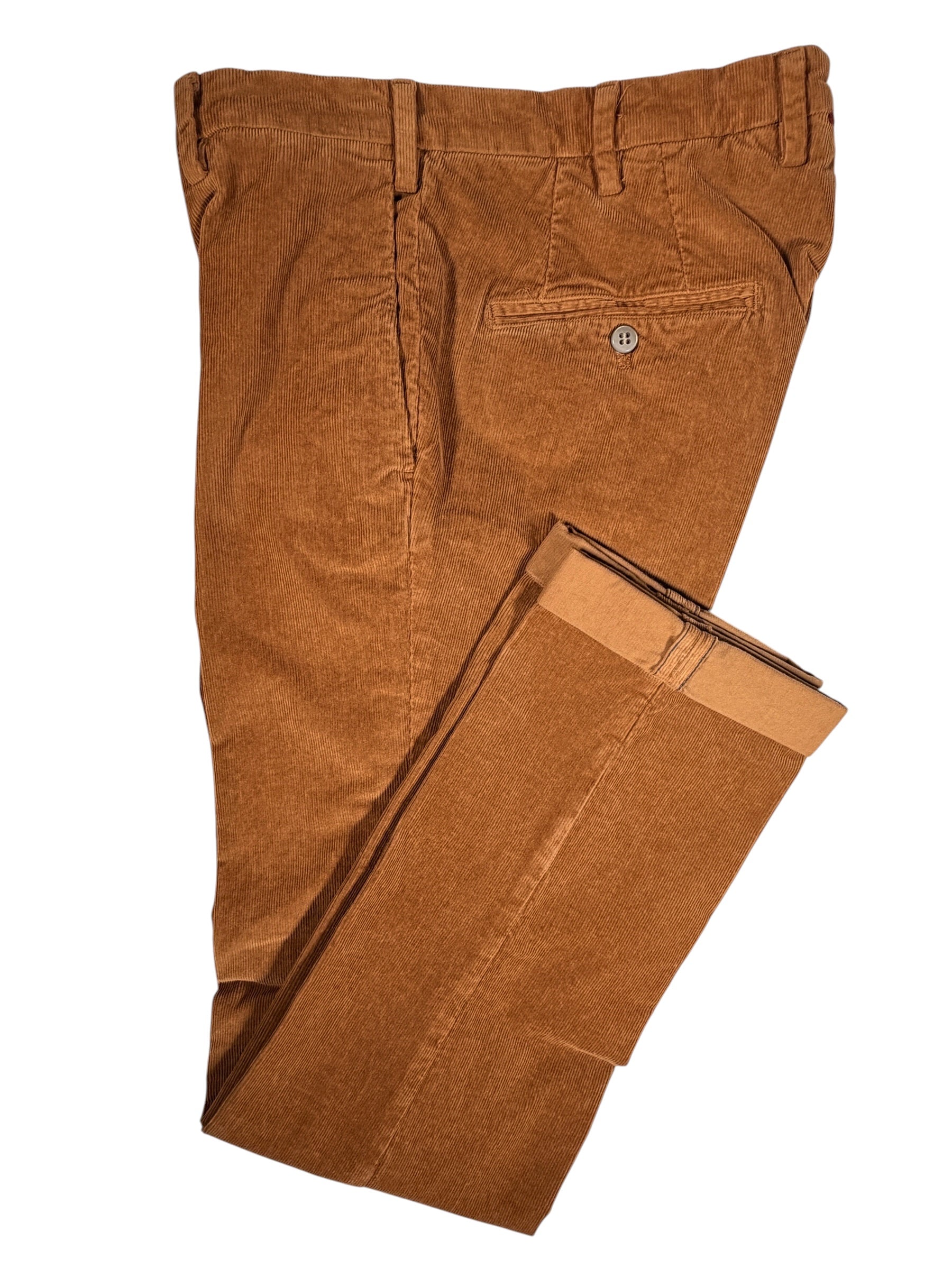 MASON'S COTTON STRETCH CORDUROY TROUSER - AUTUMN GOLD