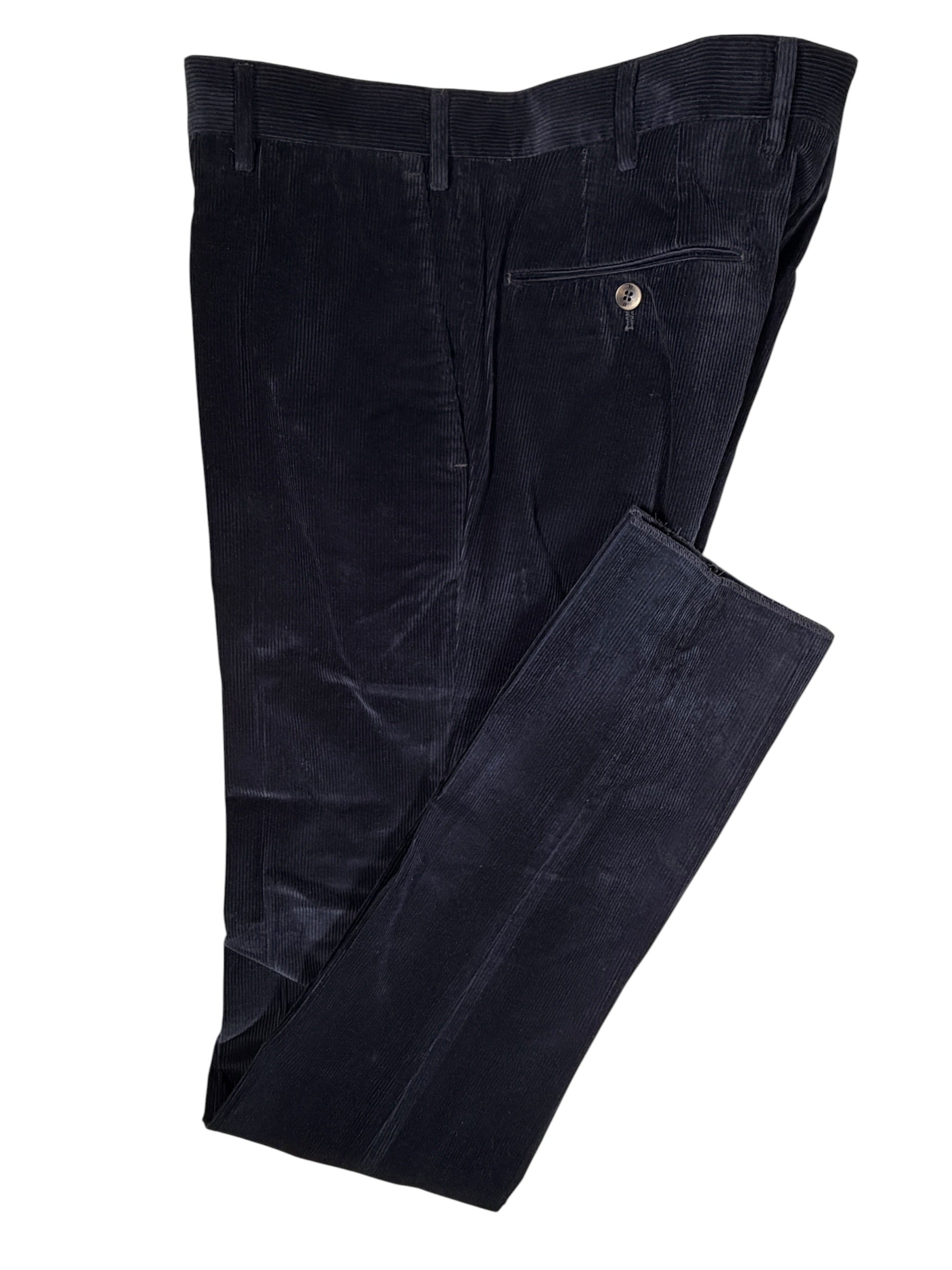 PT TORINO SUPER SOFT STRETCH CORDUROY TROUSER - BLU