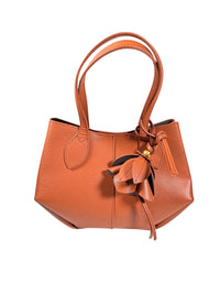 HOUSE OF FLORENCE - KAYLA PALMELLATO SMALL TOTE - BRANDY