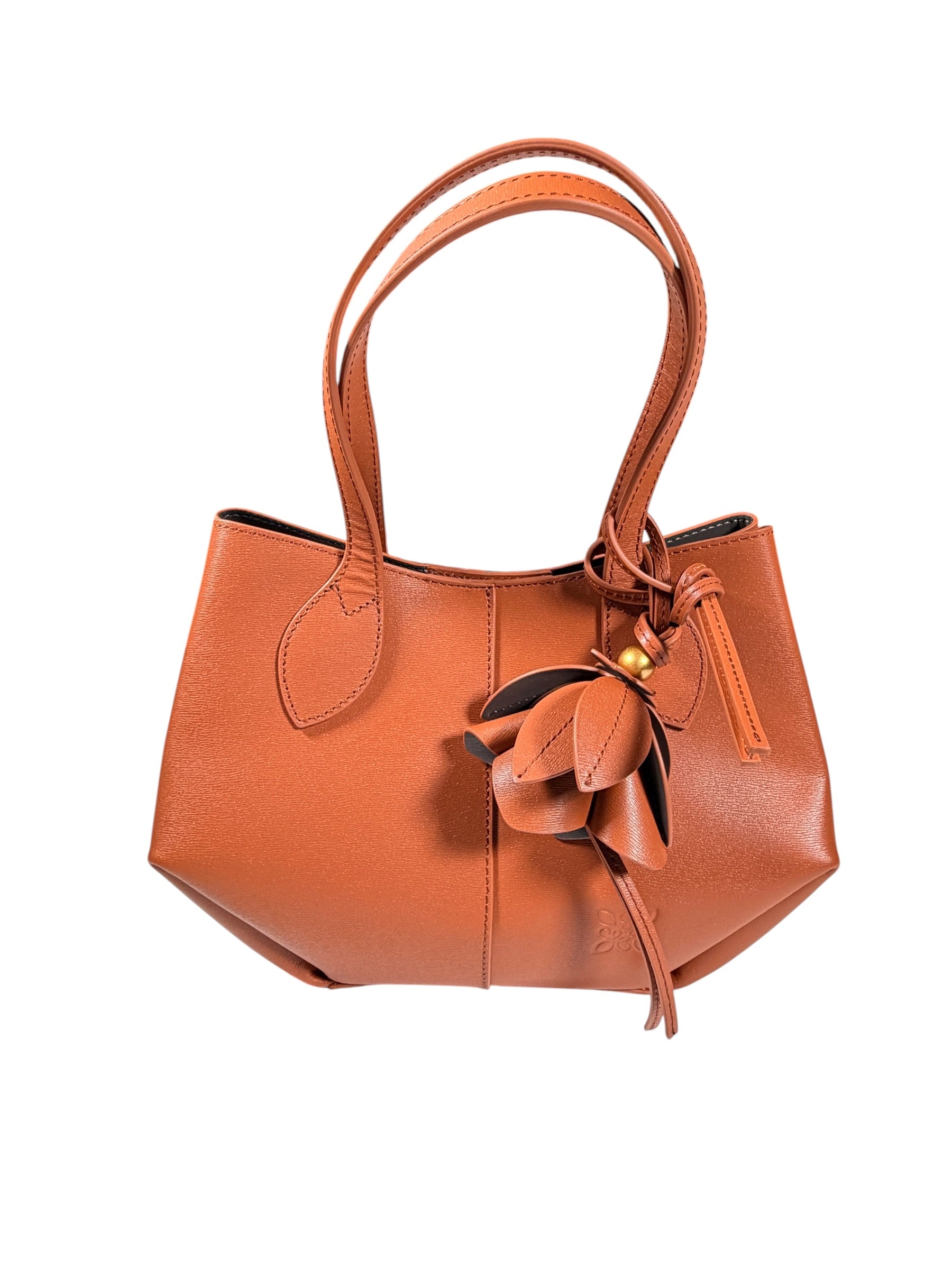 HOUSE OF FLORENCE - KAYLA PALMELLATO SMALL TOTE - BRANDY