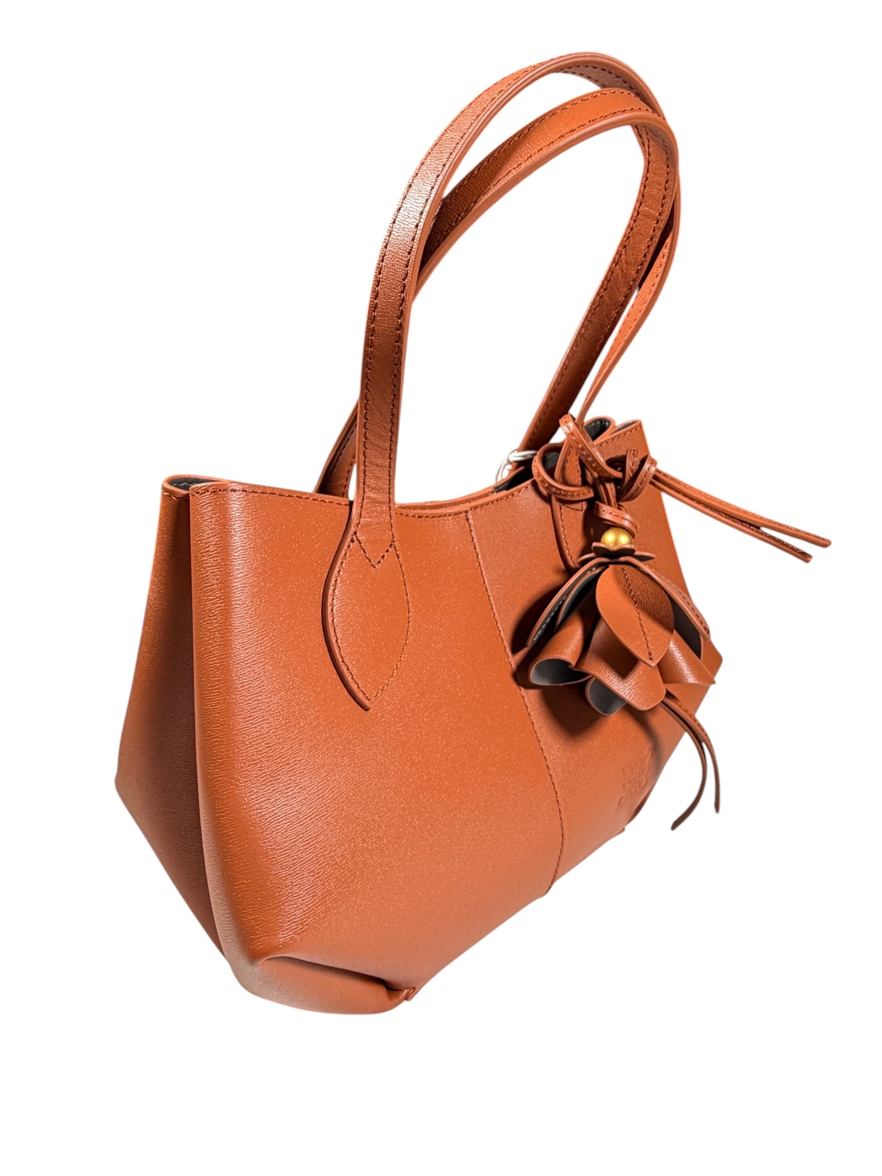 HOUSE OF FLORENCE - KAYLA PALMELLATO SMALL TOTE - BRANDY