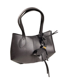 HOUSE OF FLORENCE - KAYLA PALMELLATO SMALL TOTE - BLACK