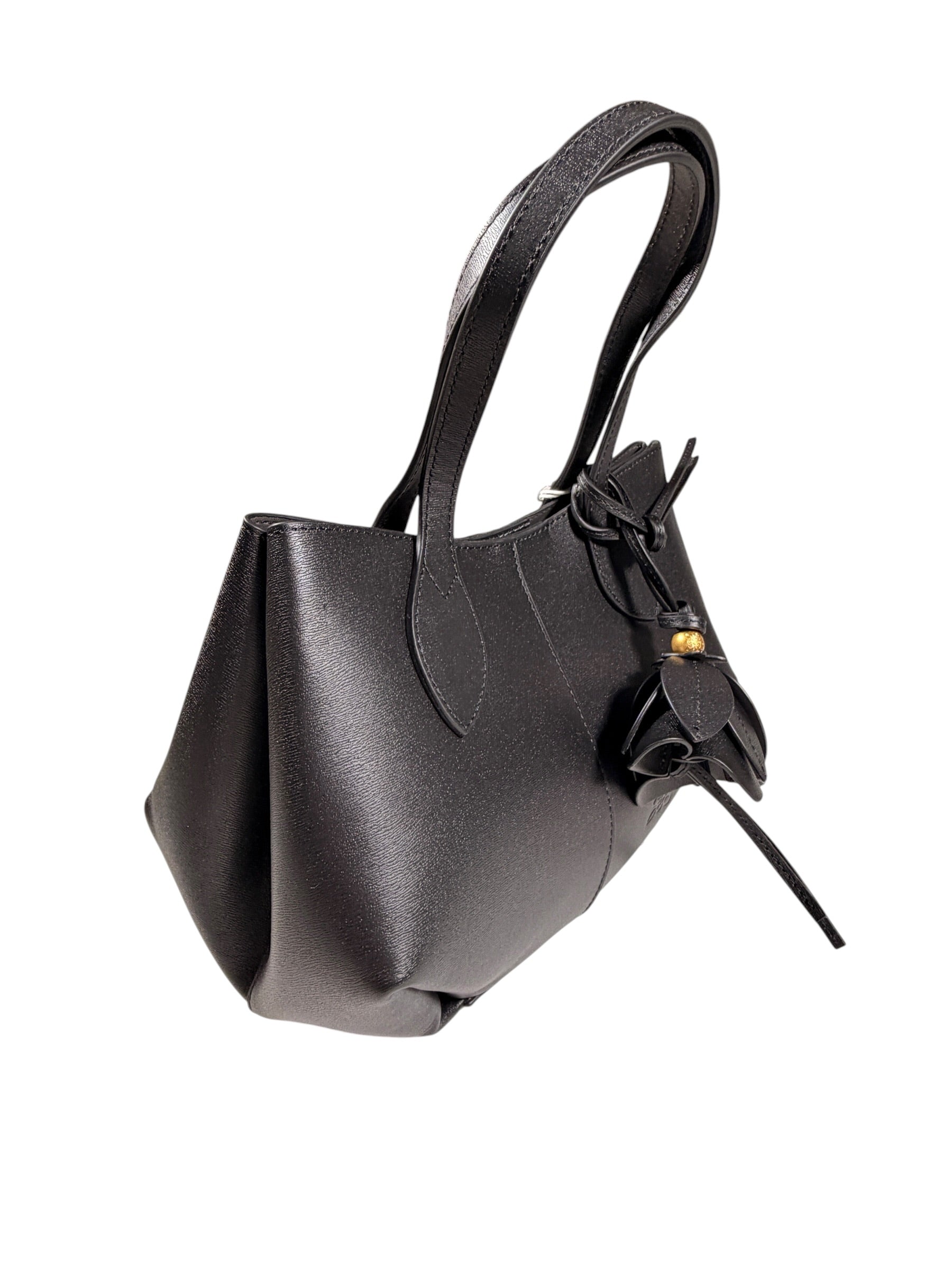 HOUSE OF FLORENCE - KAYLA PALMELLATO SMALL TOTE - BLACK