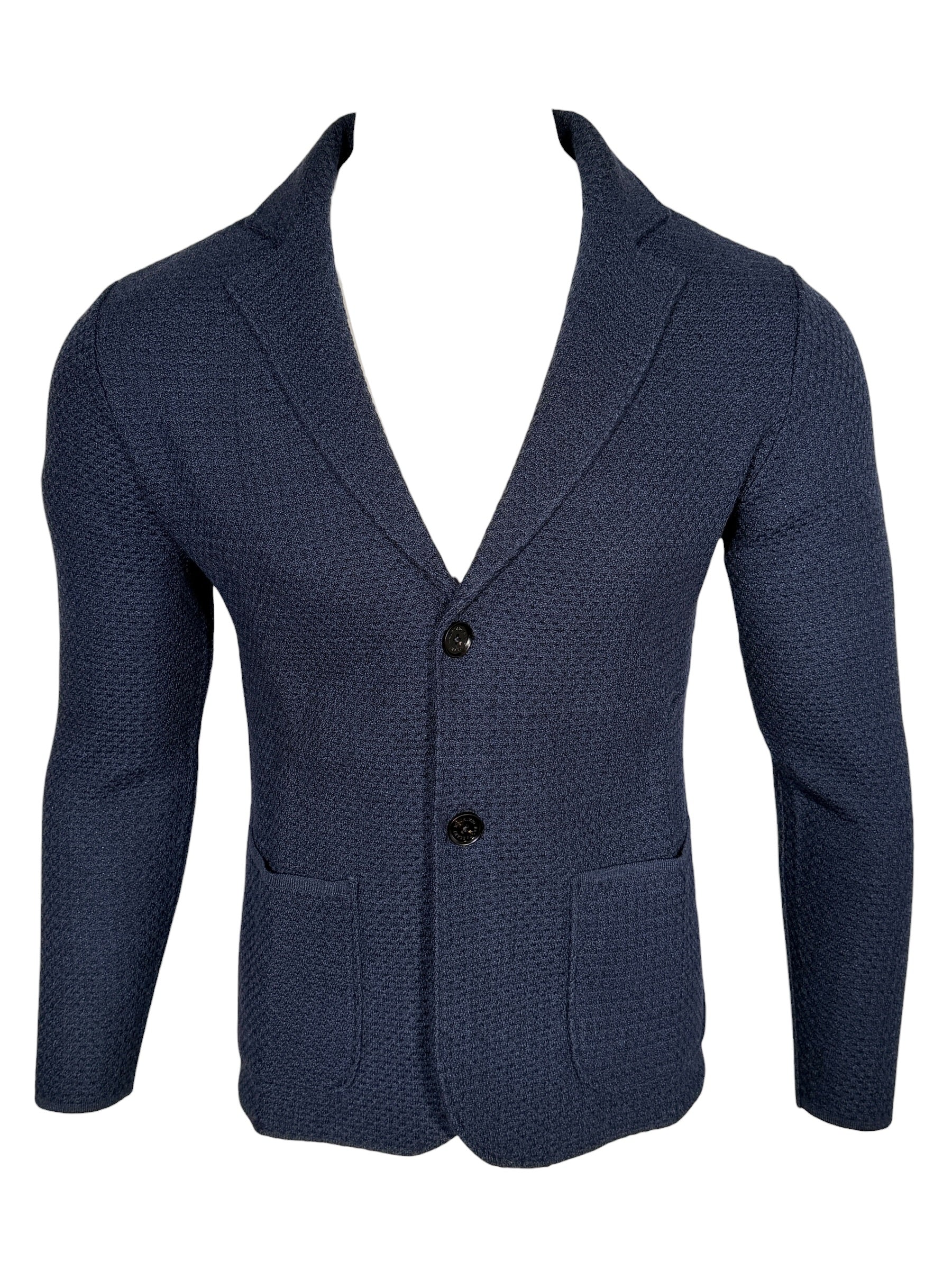 MAURIZIO BALDASSARI - SAN MARCO BASKET WEAVE SWACKET - BLUEBERRY