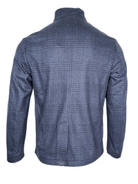 MAURIZIO BALDASSARI - STENDHAL CASHMERE STANDCOLLAR JACKET - BLUE NIGHTS