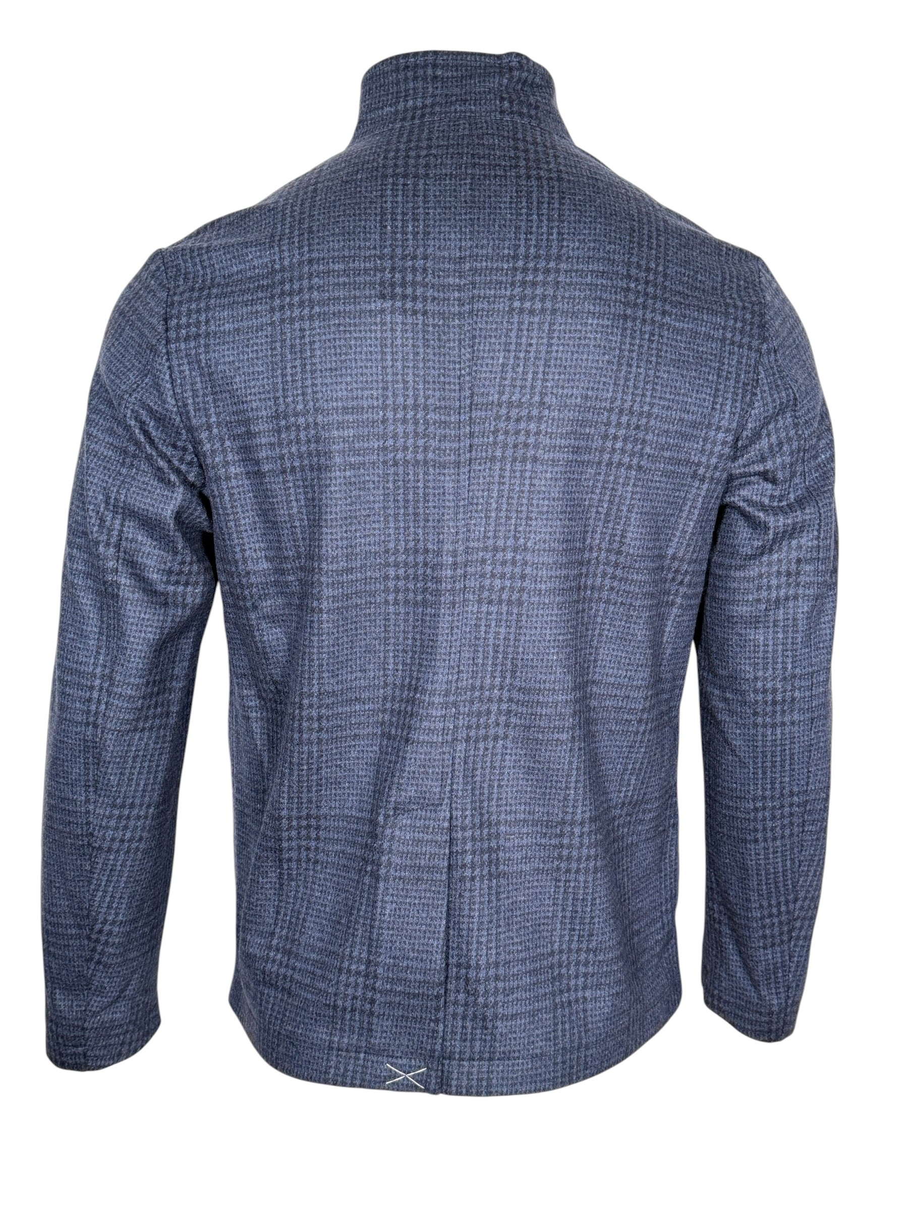 MAURIZIO BALDASSARI - STENDHAL CASHMERE STANDCOLLAR JACKET - BLUE NIGHTS