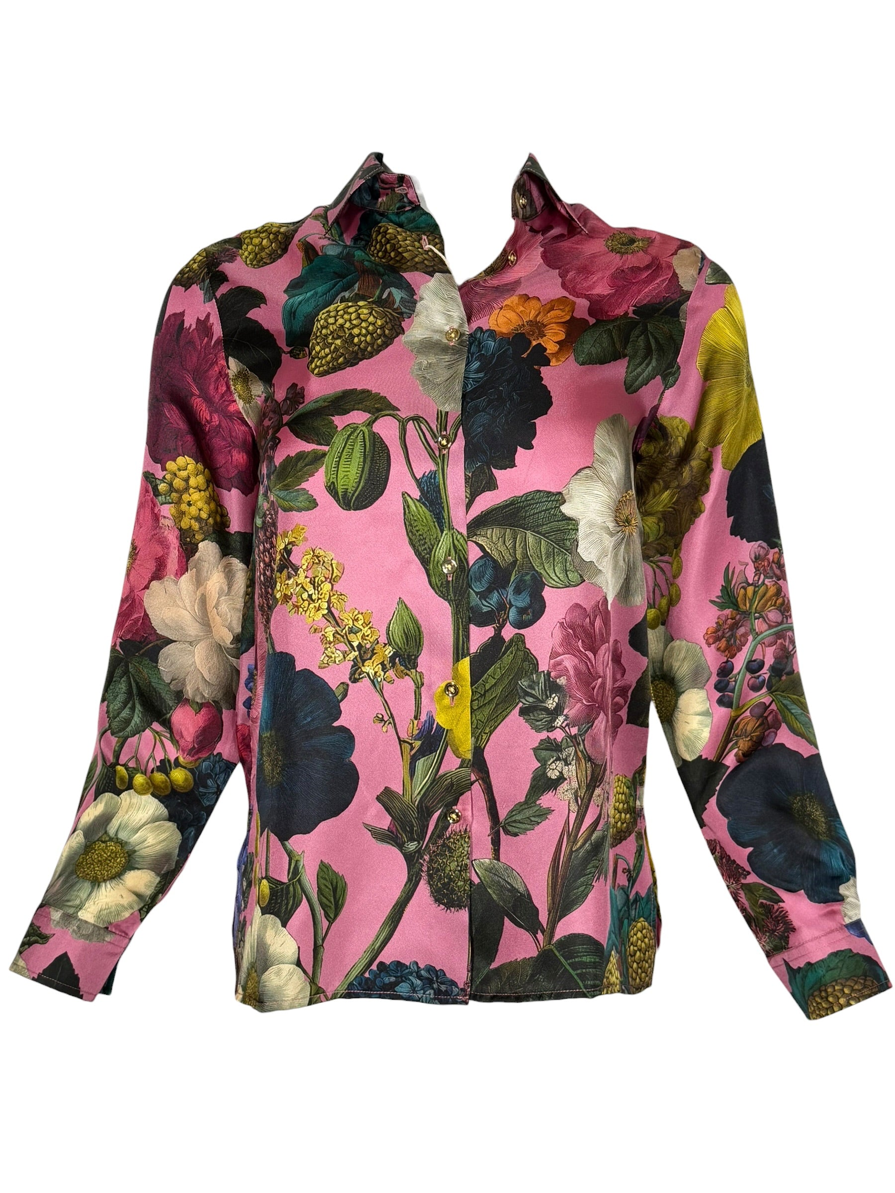 VILAGALLO TEA FLORAL BLOUSE