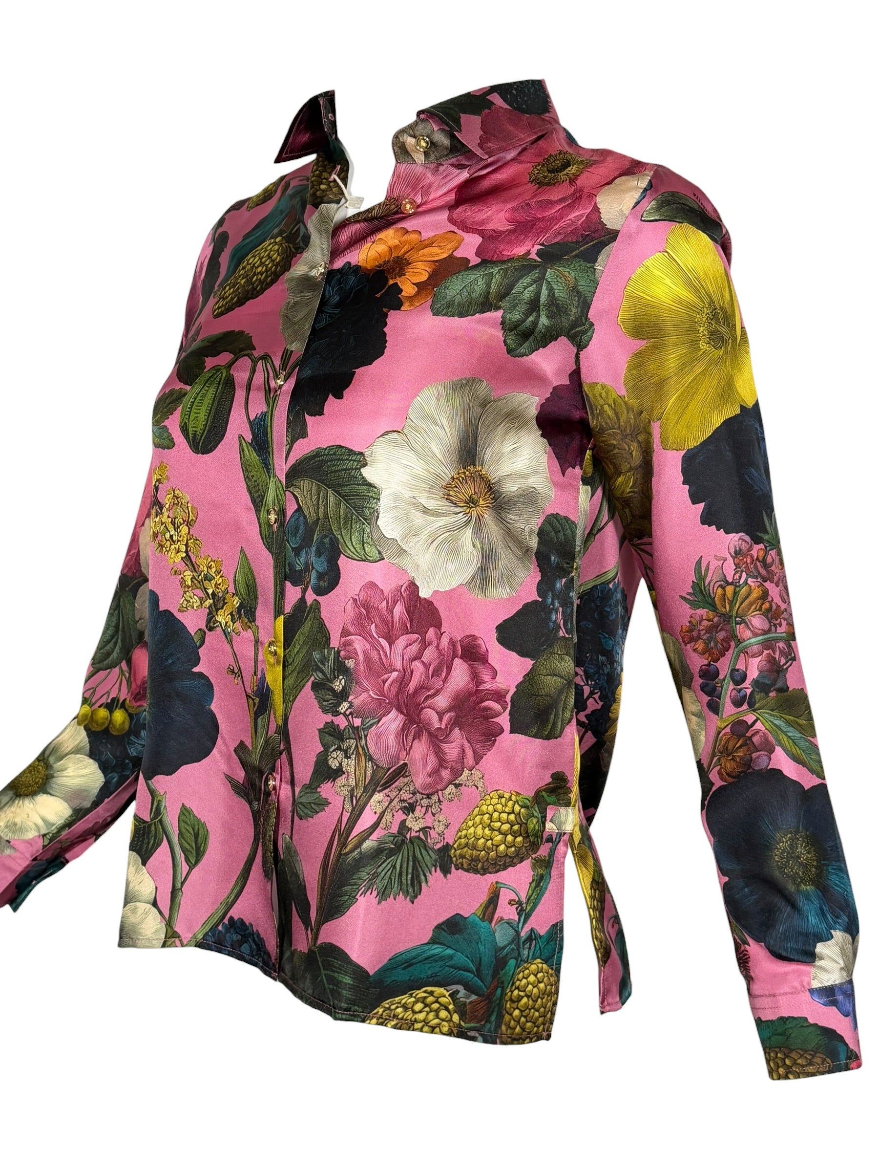 VILAGALLO TEA FLORAL BLOUSE