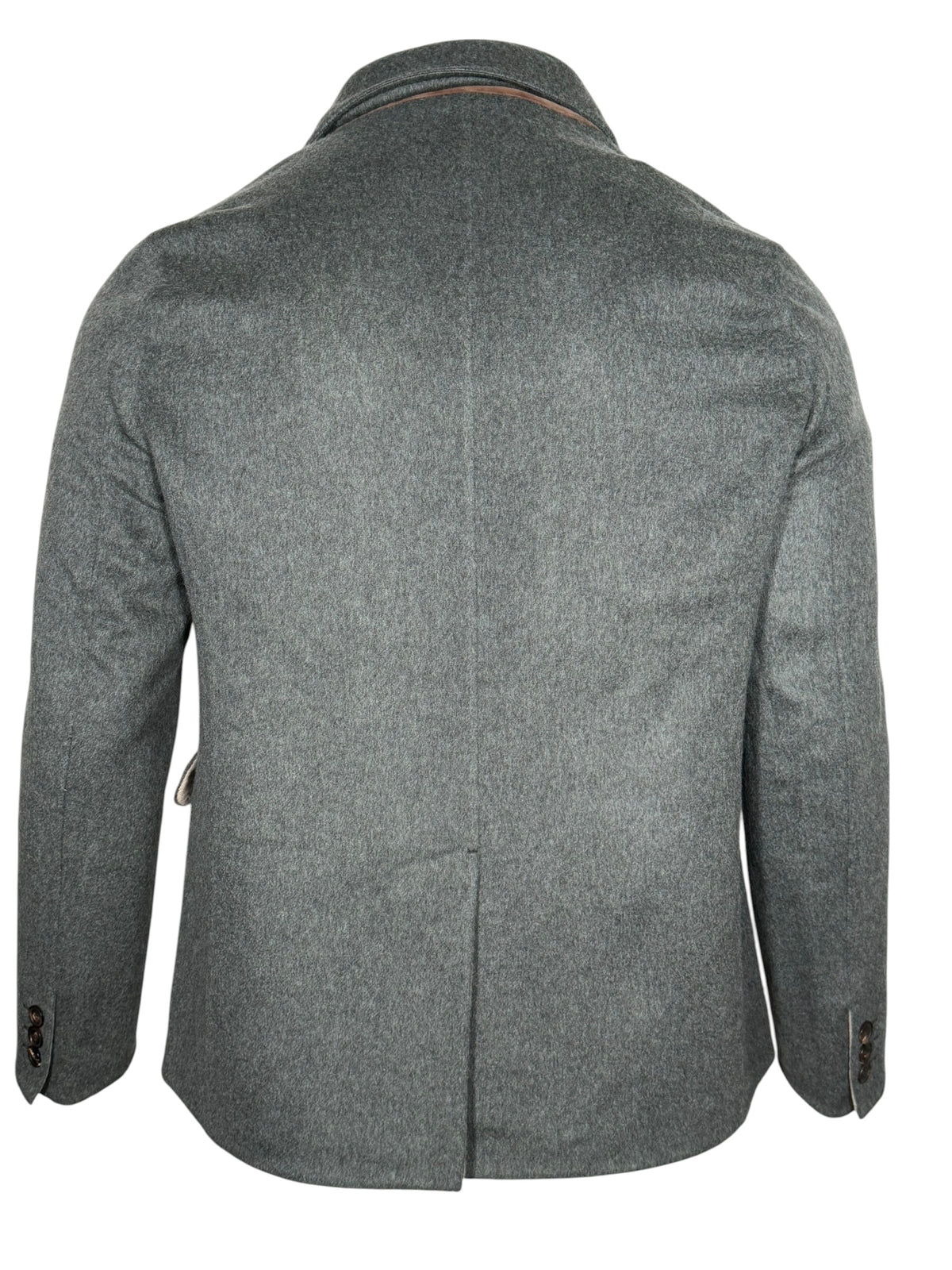 LUCIANO BARBERA CASHMERE BLEND HYBRID FIELD JACKET - FROSTED OLIVE