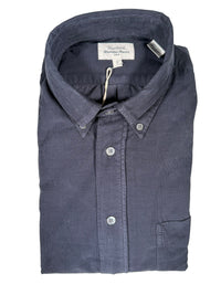 HARTFORD MEN'S CASUAL CORDUROY SHIRT - MARINE BLUE