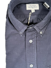 HARTFORD MEN'S CASUAL CORDUROY SHIRT - MARINE BLUE