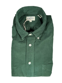 HARTFORD MEN'S CASUAL CORDUROY SHIRT - IRISH GREEN