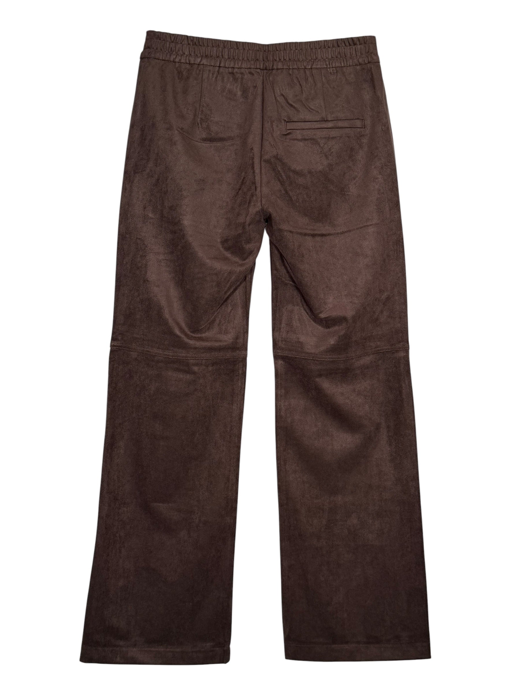 MAC WOMEN'S CHIARA ULTRA SUEDE PANT - BROWN