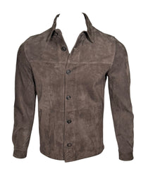 MANTO - LUXE FULL GRAIN SUEDE JACKET - COCOA