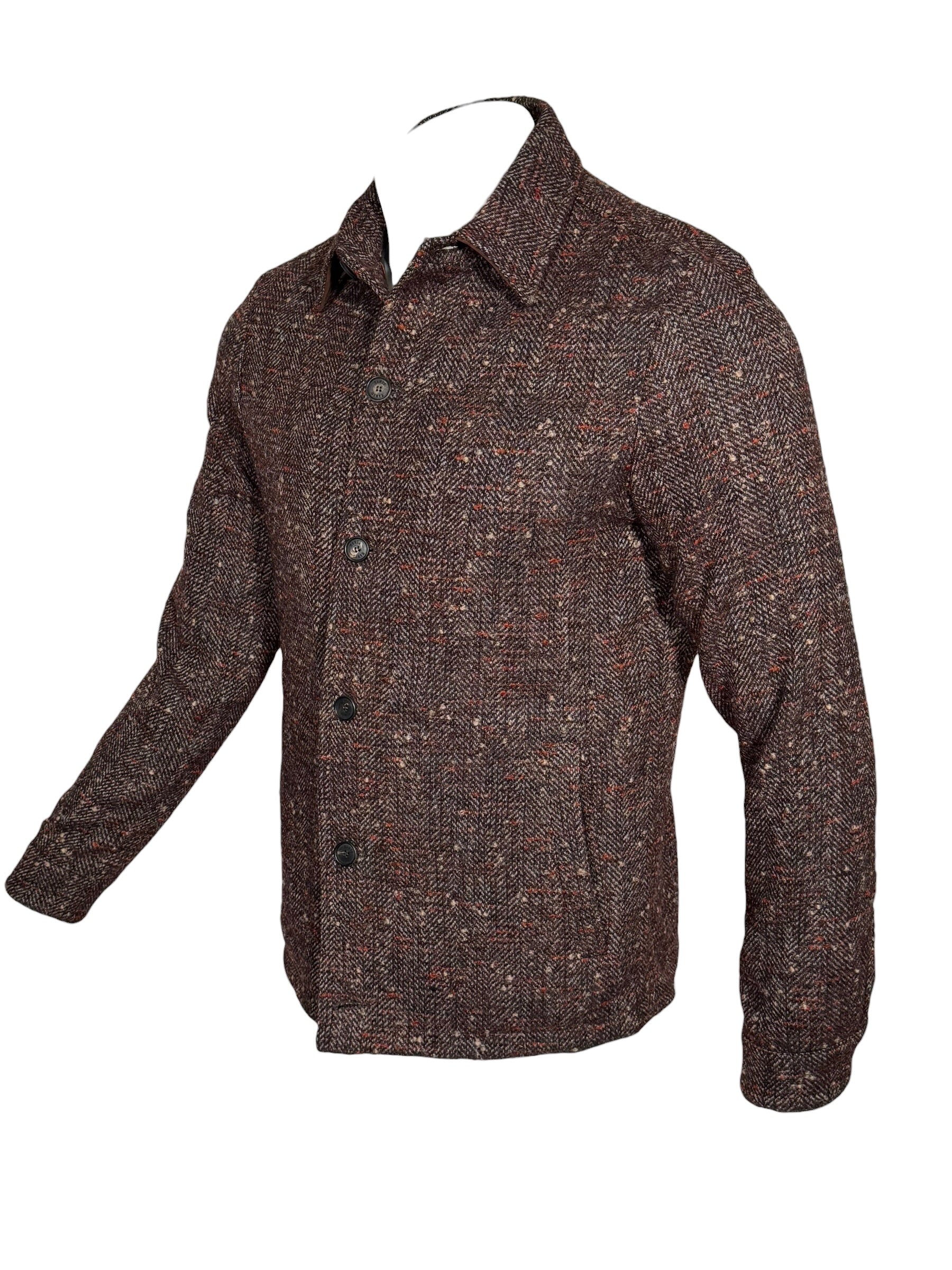 MANTO - FERLA DONEGAL JOURNEY JACKET - RUST