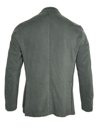 L.B.M. 1911 TAILORED COTTON/CASHMERE SPORT COAT - DARK GREEN