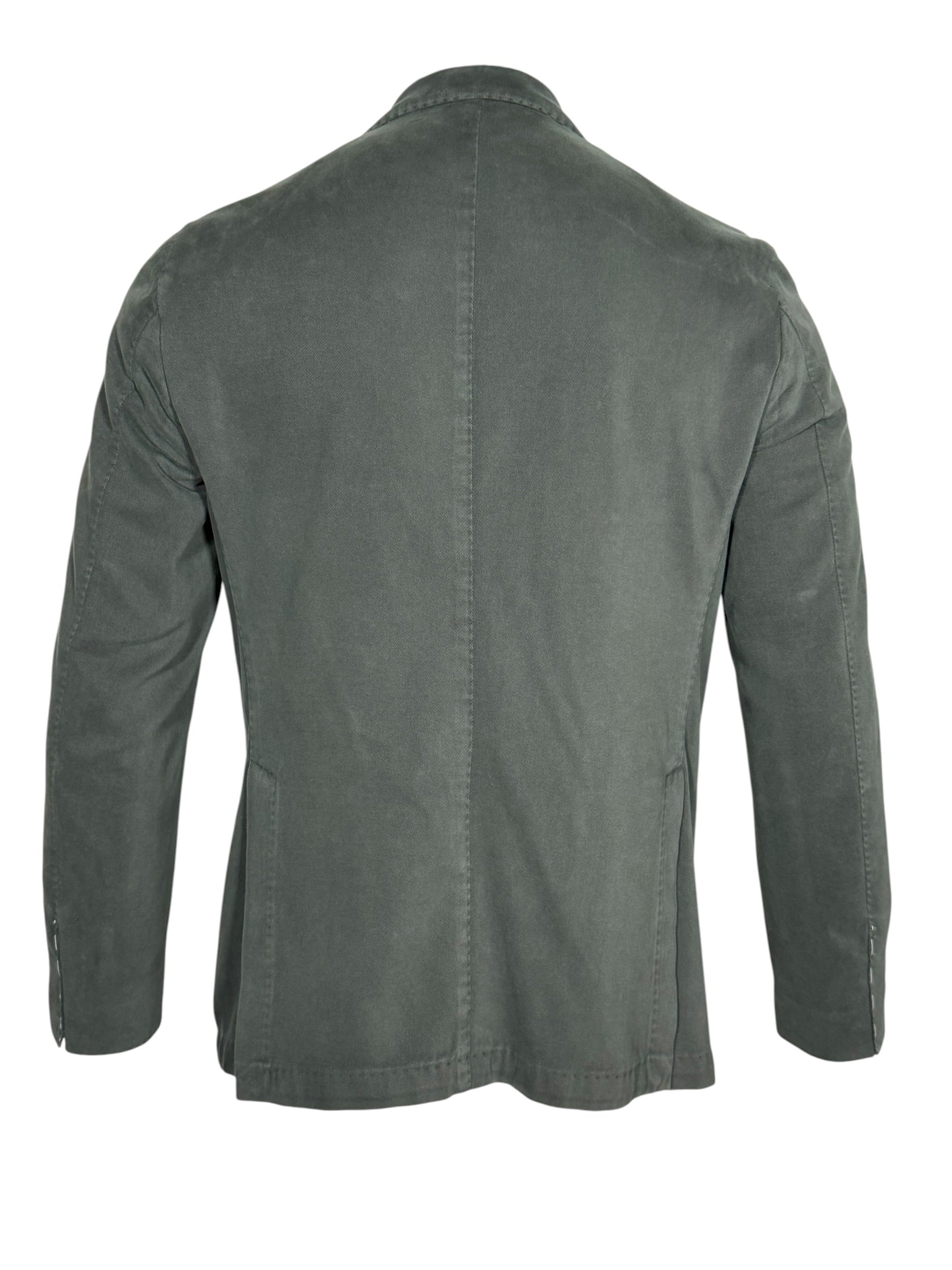 L.B.M. 1911 TAILORED COTTON/CASHMERE SPORT COAT - DARK GREEN