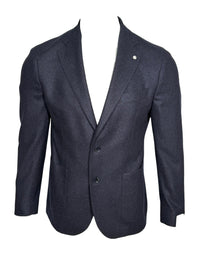 L.B.M. 1911 TAILORED WOOL/CASHMERE SPORT COAT - NAVY