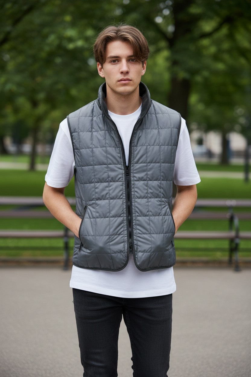 WATERVILLE THEO VEST - SILVER