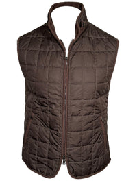 WATERVILLE THEO VEST - ESPRESSO