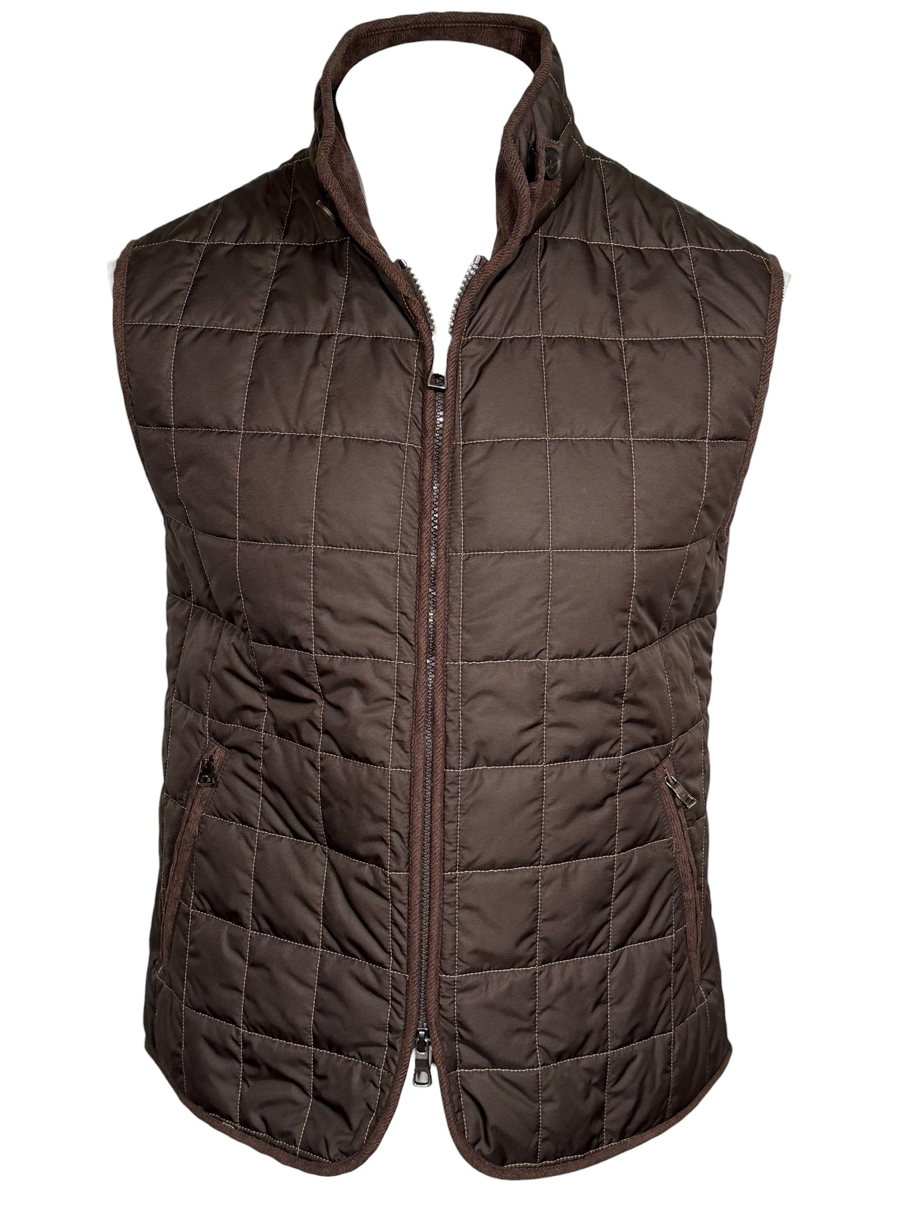 WATERVILLE THEO VEST - ESPRESSO