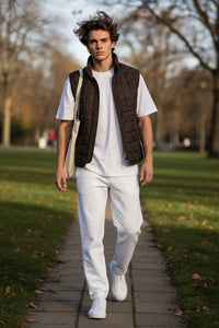 WATERVILLE THEO VEST - ESPRESSO
