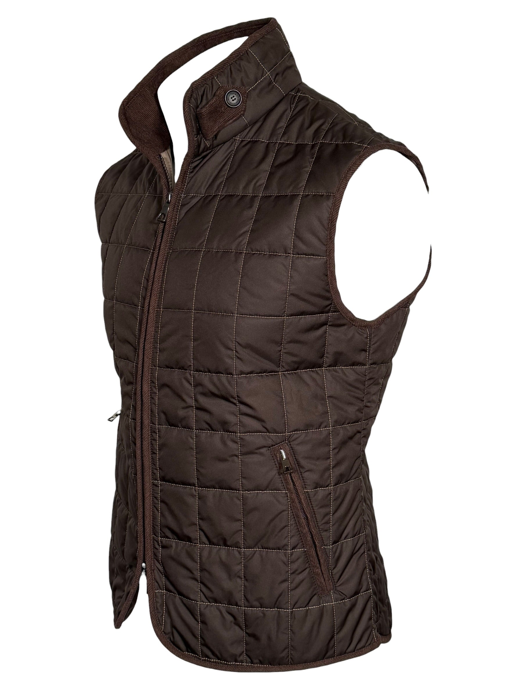 WATERVILLE THEO VEST - ESPRESSO