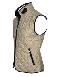 WATERVILLE WOOL MELANGE FLANNEL VEST - OATMEAL
