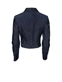 PUROTATTO FITTED JACKET - DARK BLUE