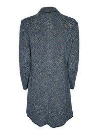ANNECLAIRE KNIT STITCH COAT - SKY