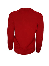 PUROTATTO CASHMERE CREW SWEATER - RED