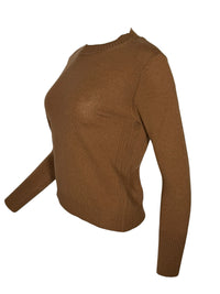 PUROTATTO CASHMERE CREW SWEATER - NUTMEG