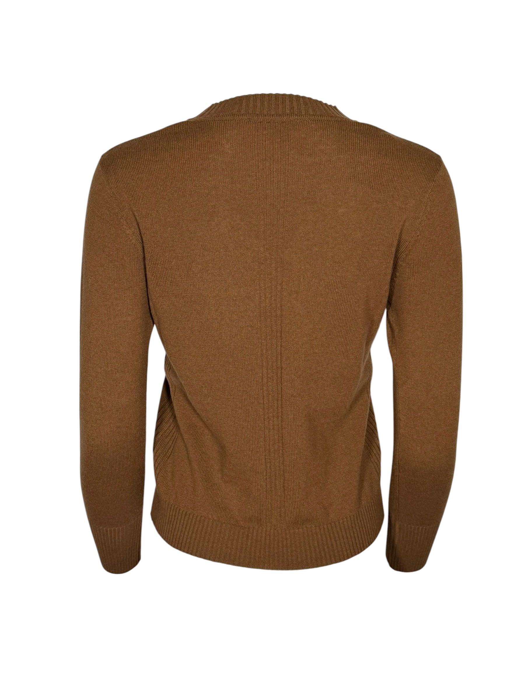 PUROTATTO CASHMERE CREW SWEATER - NUTMEG