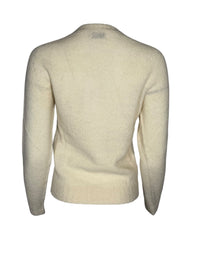 SCAGLIONE PUFFED CREW SWEATER - MILK