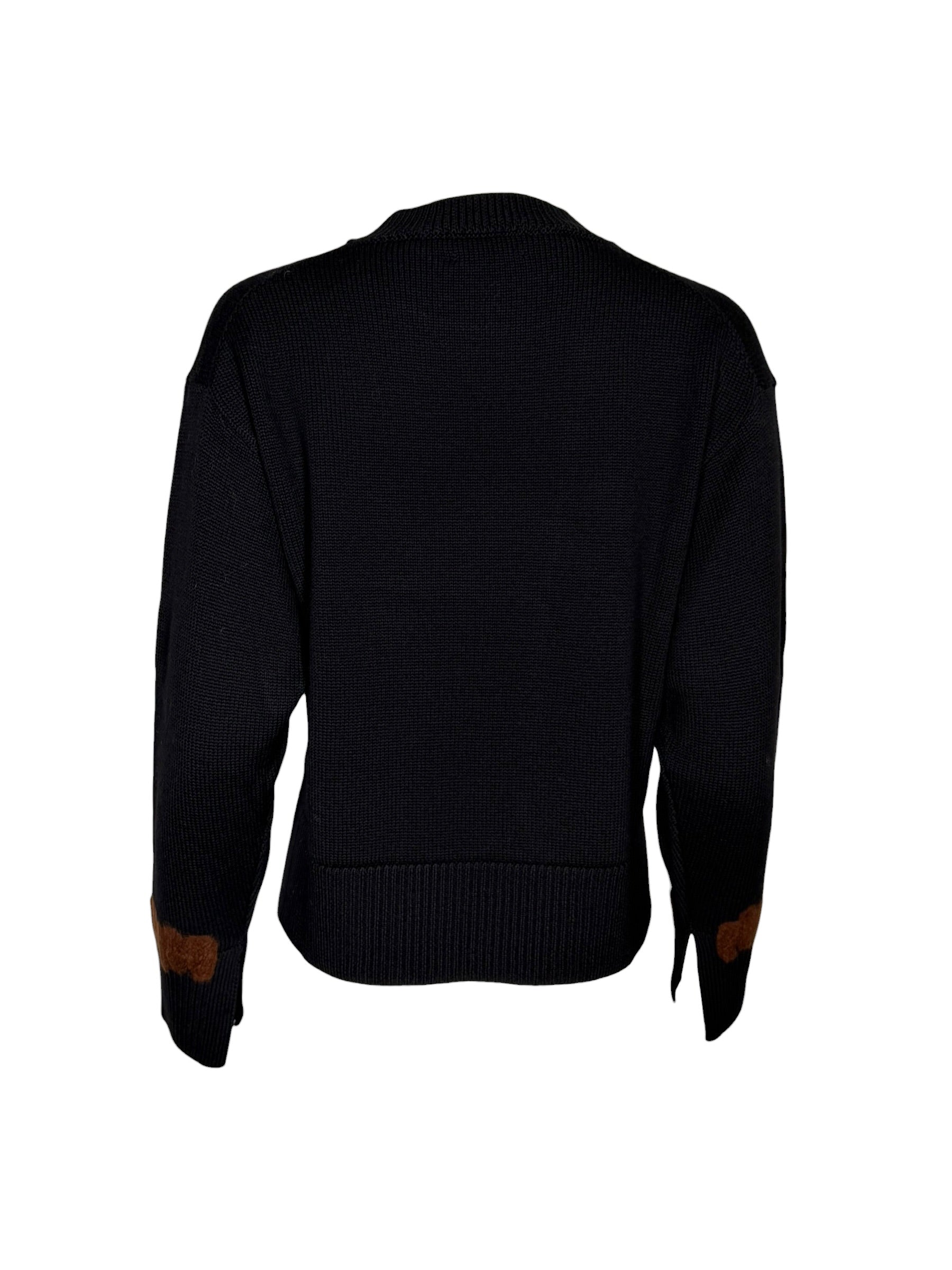 SCAGLIONE NEEDLE FELTED SWEATER - NUT