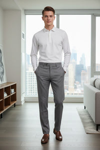 PT TORINO STRETCH LIGHT FLANNEL TROUSER - GRIGIO MEDIO