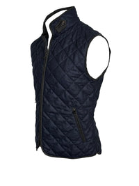 WATERVILLE WOOL MELANGE FLANNEL VEST - INDIGO