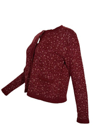 IN BED WITH YOU JACQUARD CARDIGAN - RED FLORAL