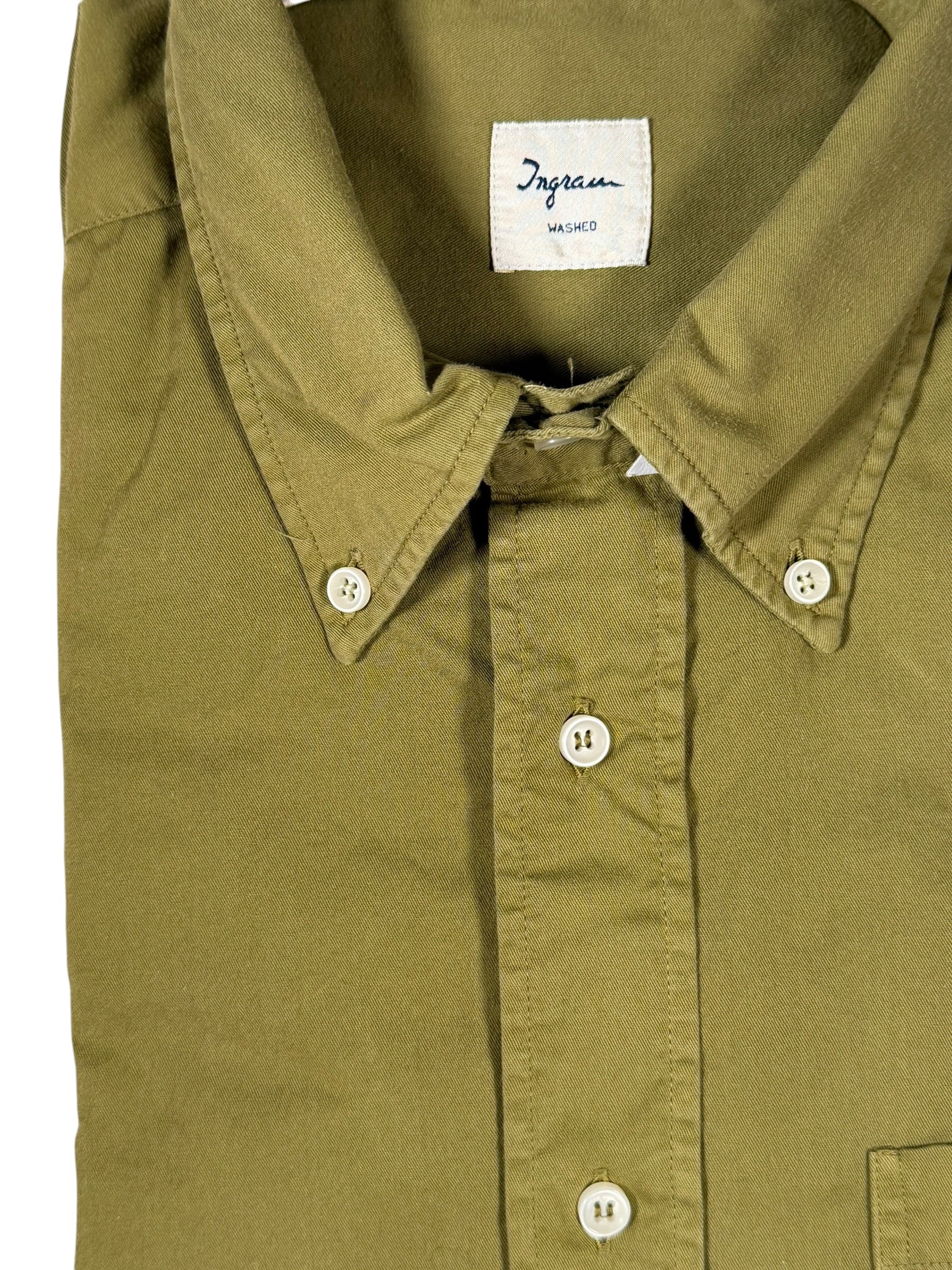 INGRAM SPORT SHIRT - SOLID OLIVE GREEN