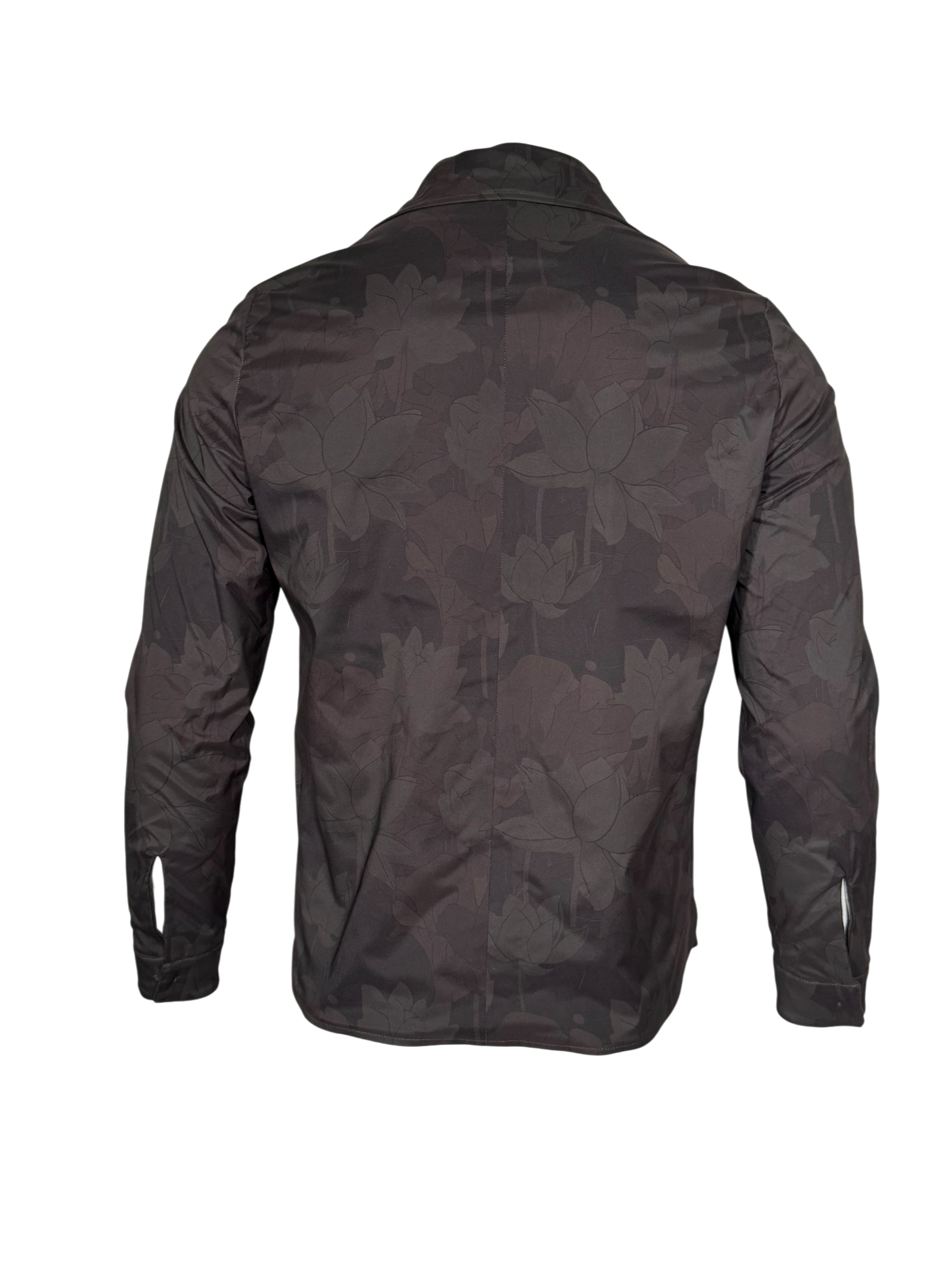 MANTO - CASHMERE REVERSIBLE JACKET - ESPRESSO TO TONAL LOTUS