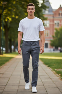 MAC MEN'S ARNE TRAVELLER STRETCH PANT - NAVY