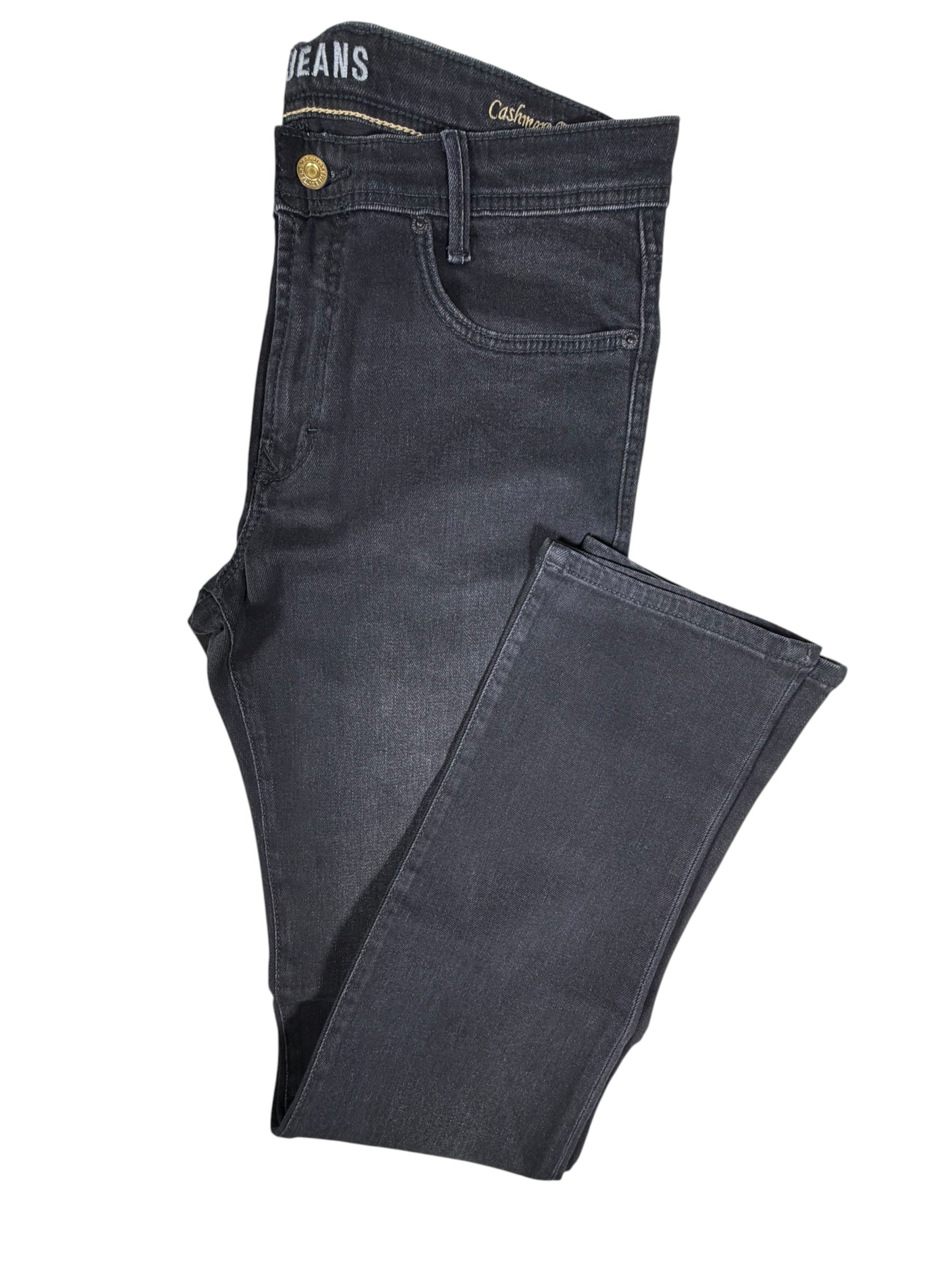 MAC MEN'S ARNE PIPE CASHMERE DENIM JEAN - BLACK