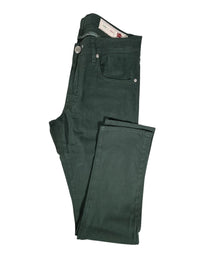 TRAMAROSSA MEN'S COTTON STRETCH JEANS - BOTTLE GREEN